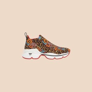 Christian Louboutin Space Run Logo Print Sneakers